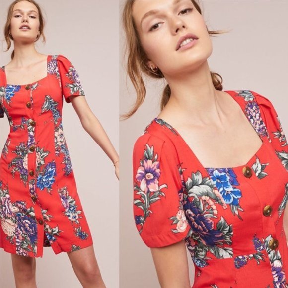 Anthropologie Dresses & Skirts - Maeve by Anthropologie Caldwell Buttondown Dress